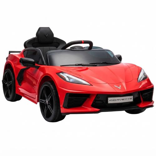 12V Licensed Corvette Ride-On Sports Car, Red