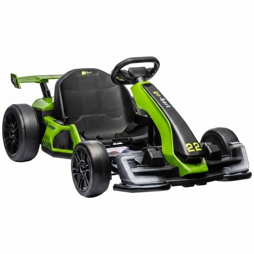 24V Adjustable Drift Go-Kart, Green